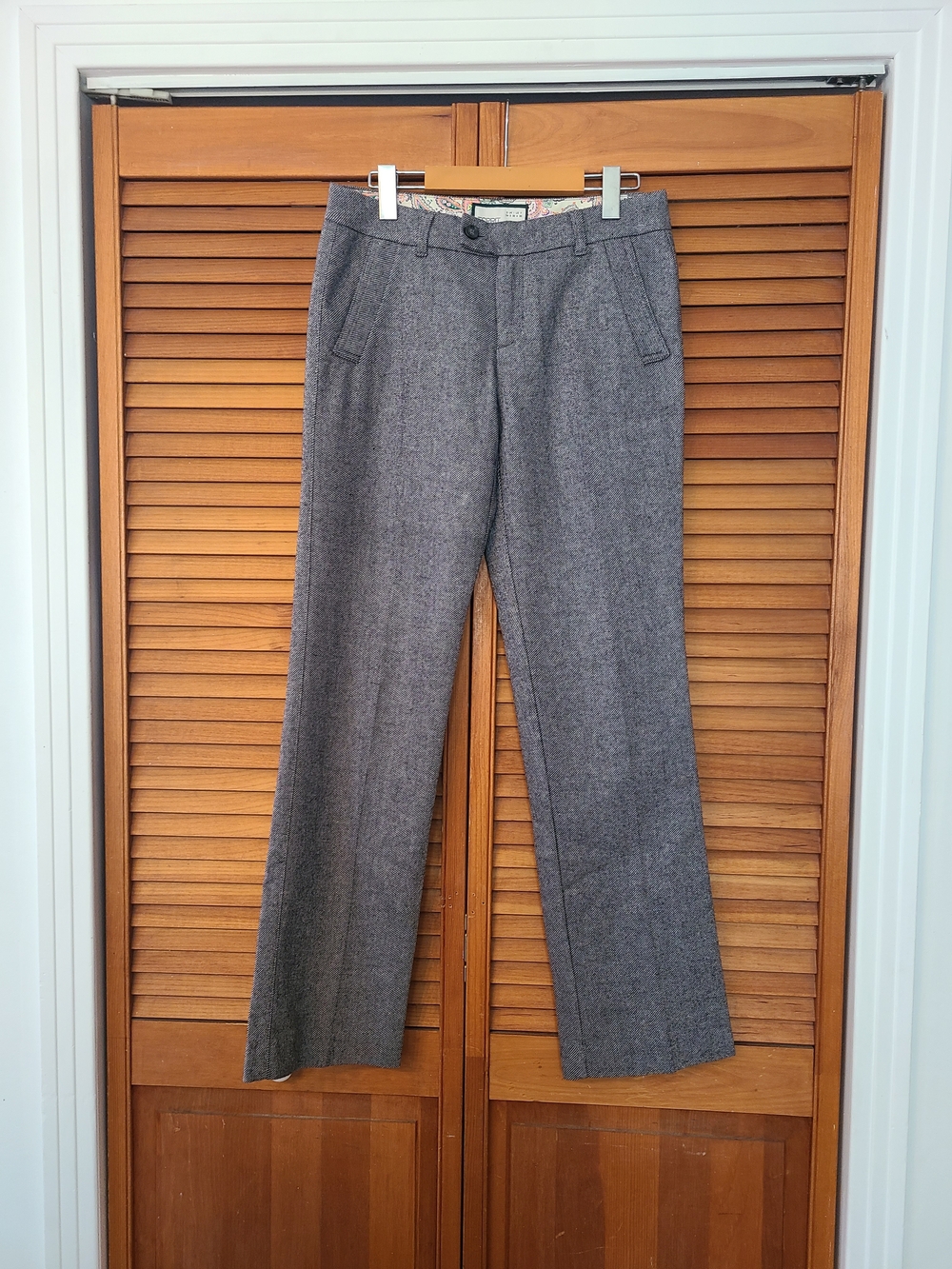 Esprit Gray Women's Tailored Trousers